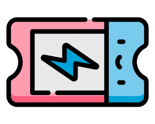 representation of a ticket